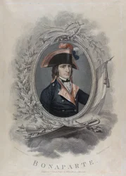 Napoleon I. Bonaparte - Ledru, Hilaire (1769-1840) - 1801 - Radierung, Aquarell - 40x51,2 - Privatbesitz