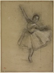 Tänzerin dreht sich