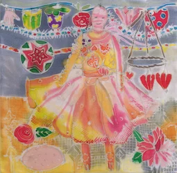 Fee mit Herzen und Blumen, 2006