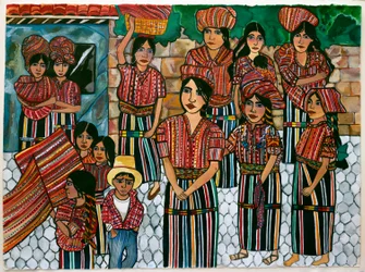 Guatemaltekische Mädchen, Solola