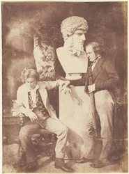 D. O. Hill und Professor James Miller