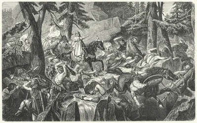 Karl der Große überquert die Alpen, 773