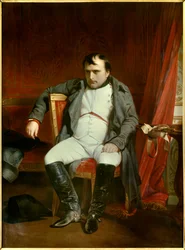 Porträt von Napoleon I. in Fontainebleau am 31.03.1814