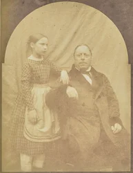 Porträt eines Mannes und eines Mädchens