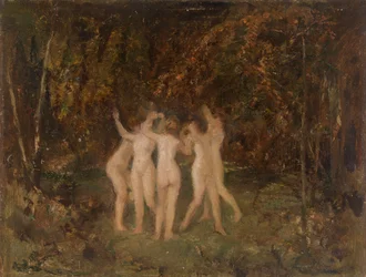Nymphen im Wald