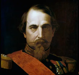 Porträt von Kaiser Napoleon III (1808-1873) (Detail)