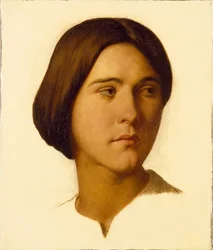 Kopf einer jungen Frau, 1840er Jahre