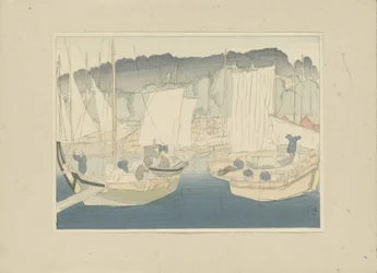Boote im Hafen von Shiogama (Teil drei, Tōhoku Gebiet)