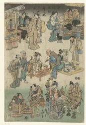 Abendmarkt in der Joruri-Straße