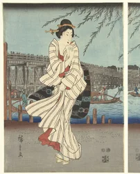 Berühmte Orte in der östlichen Hauptstadt: Genießen einer Abendbrise bei der Ryogoku-Brücke