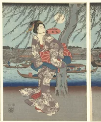 Berühmte Orte in der östlichen Hauptstadt: Genießen einer Abendbrise bei der Ryogoku-Brücke