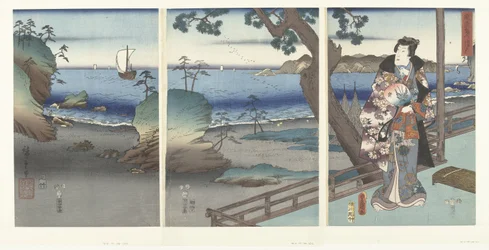 Der elegante Prinz Genji in Suma
