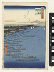 Die Küste bei Samezu in Süd-Shinagawa