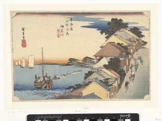 Kanagawa, bergaufwärts
