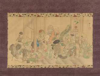 Unterschlupf vor dem Regen, frühes bis mittleres 19. Jahrhundert