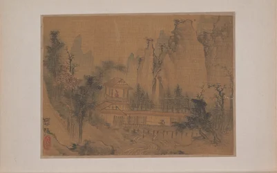 Landschaft (Miniatur aus einem Album von elf Gemälden)