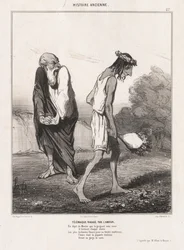 Alte Geschichte: Pl. 27, Telemachus von Liebe überwältigt..., 1842