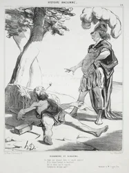 Alte Geschichte, Tafel 20: Alexander und Diogenes