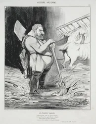 Alte Geschichte, Tafel 26: Der Stall des Augias, 25. September 1842