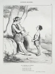 Alte Geschichte, Platte 48: Die Hirten von Virgil, 31. Dezember 1842