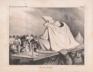Karikatur von Louis Philippe I 1773-1850, König der Franzosen, 1834
