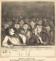Verfall des Dramas im Jahr 1866