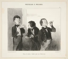 Schüler der sechsten Klasse wollen Rhetoriker spielen; #15 von Profeseurs et Moutards