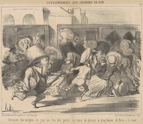 Invasion der Waggons an einem Abfahrtstag