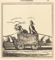 Der Staatswagen im Jahr 1871