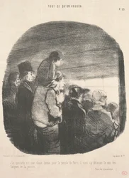 Die Vorstellung ist eine gute Sache für das Volk von Paris