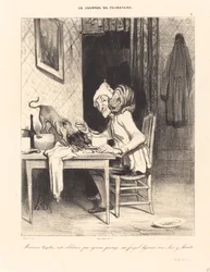 Monsieur Coquelet teilt sein Frühstück