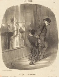 Oh! Papa... die schöne Frau!