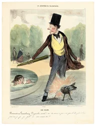 Ein Uhr: Spaziergang im Jardin du Luxembourg, 1839