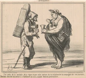 Aufgrund der Krankheit des Weinstocks