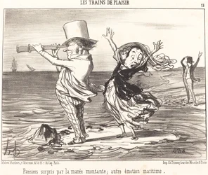 Pariser überrascht von der Flut...