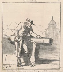 Armer Alter! Du bist wie ich ...