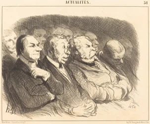 Physiognomien von Zuschauern am Tor St.-Martin...