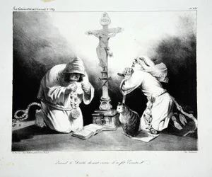 Als der Teufel alt wurde, wurde er Einsiedler, veröffentlicht 1835