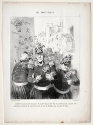 Die Bankettgäste, Platte 4: Rifolard ist bezaubernder denn je..., 1848