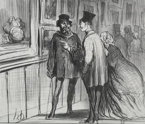 Die Ausstellung von 1859 (Tafel 8): Der Maler, dessen Gemälde abgelehnt wurde...