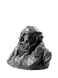 Die Büsten der Celebrites du Juste Milieu. Karikatur von Jean Marie Harle, depute. Der Kuchen. Skulptur von Honore Daumier. Musee des Beaux Arts, Palais Longchamp