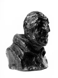 Karikatur von Francois Dominique Reynaud de Montlosier und Marthe Camille Bachasson de Montalivet