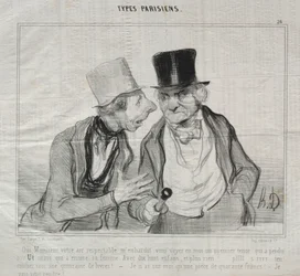 Typen Parisiens, Platte 26: Ja, Sir, Ihr respektables Auftreten ermutigt mich..., 29. Mai 1840