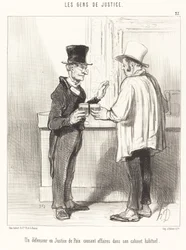 Ein Verteidiger... plaudert... in seinem üblichen Büro