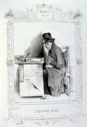 Illustrationen über Ideen und Legenden Philipon unter dem Titel Les Cent und Robert Macaire