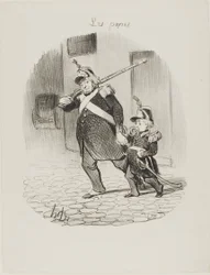 Der Tag der großen Parade, Platte 6 aus Les Papas