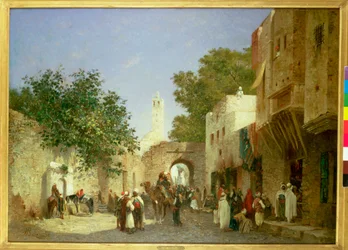 Eine arabische Straßenszene, 1872