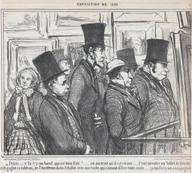 Herrje, ist das aber ein gut gemachter Ochse!..., aus der Ausstellung von 1859, veröffentlicht in Le Charivari, Mai 4, 1859