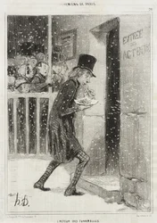 Der Schauspieler des Théâtre des Funambules