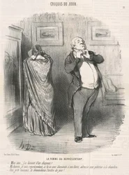 Die Frau des Vertreters